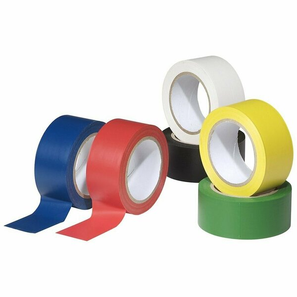 Incom Solid Color Marking Tape 1 roll White 108' L x 2" W PLS1474-WH